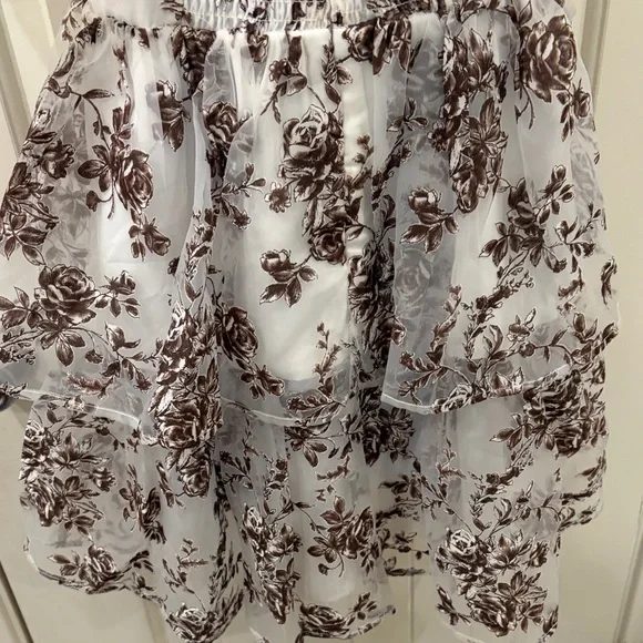 Floral Puff Sleeve Women’s dress - Picture 5 of 5